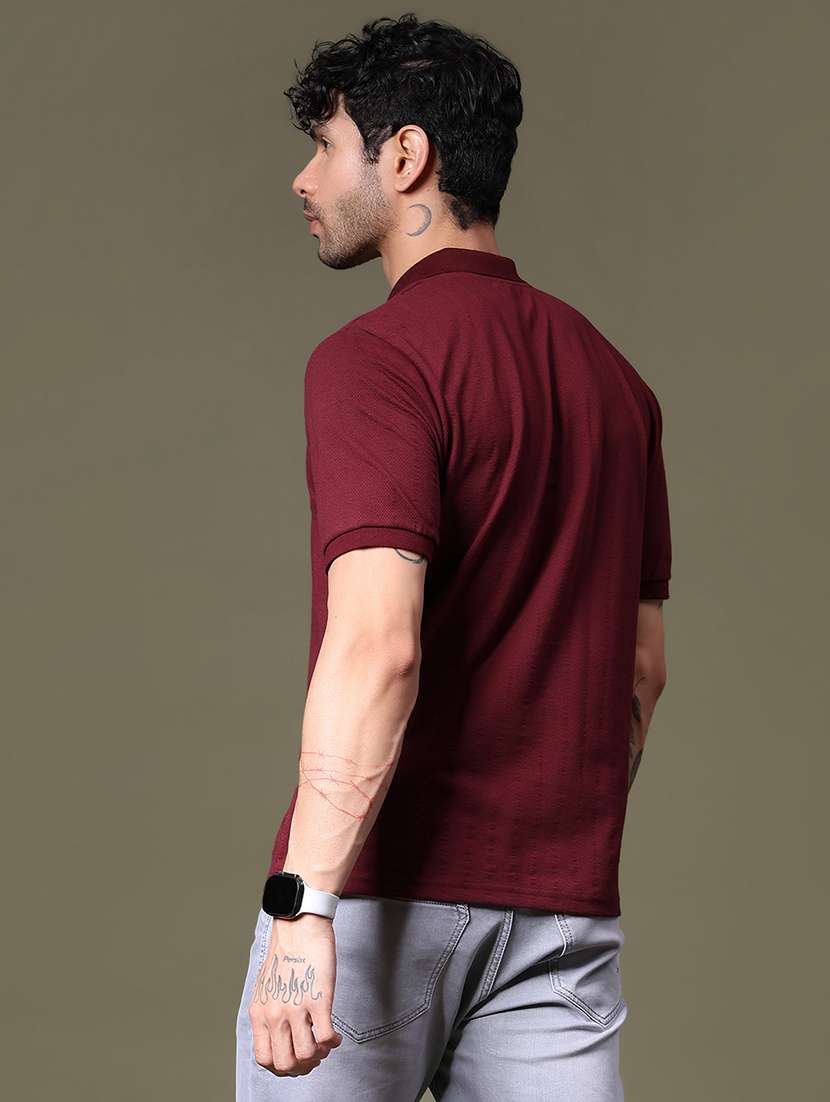 men solid short sleeve regular fit polo t-shirt - 21874697 -  Standard Image - 2
