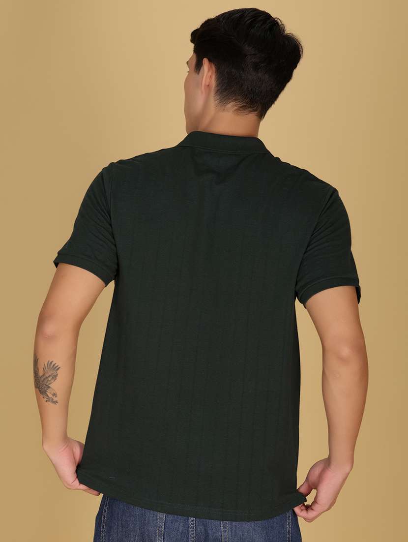men solid short sleeve regular fit polo t-shirt - 21874698 - Standard Image - 2