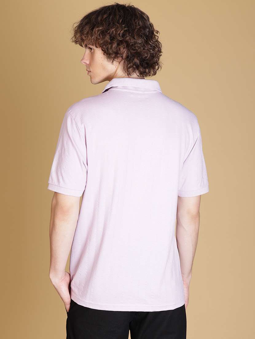 men solid short sleeve regular fit polo t-shirt - 21874699 -  Standard Image - 2