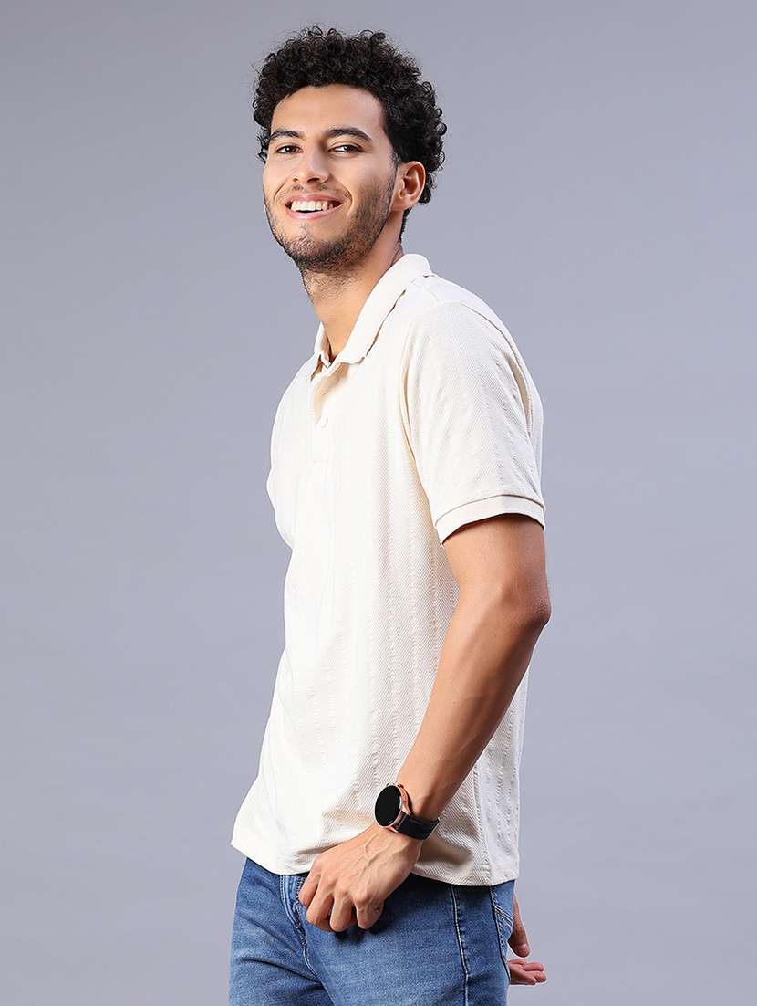 men solid short sleeve regular fit polo t-shirt - 21874700 -  Standard Image - 2