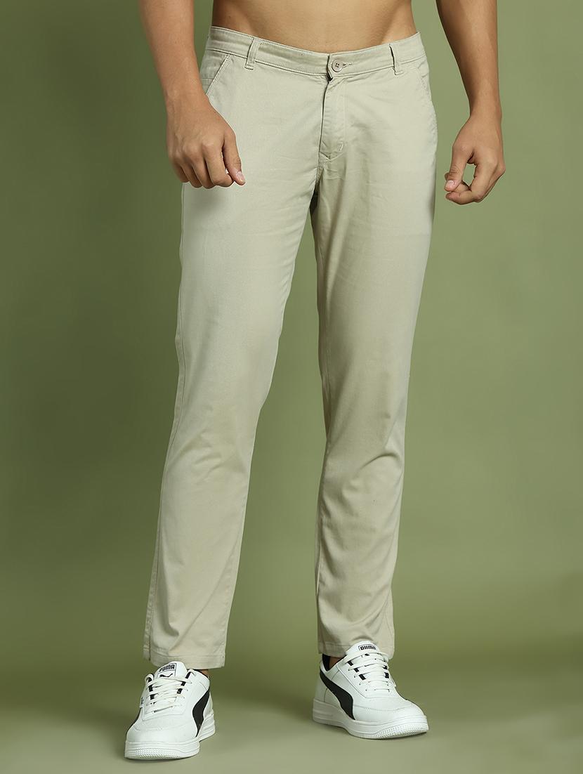men neo mint mid rise flat front casual trouser - 21874830 -  Zoom Image - 0