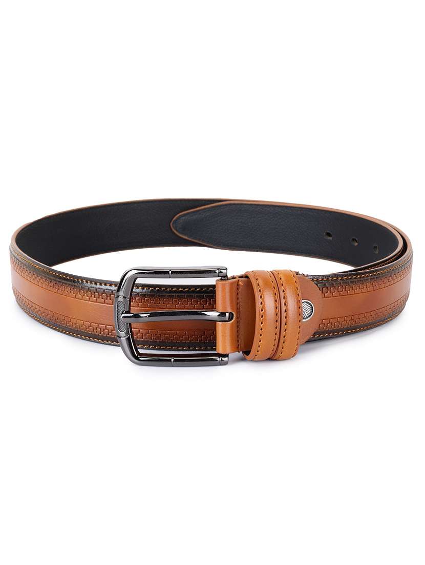men tan pin buckle closure belt - 21881243 -  Standard Image - 2