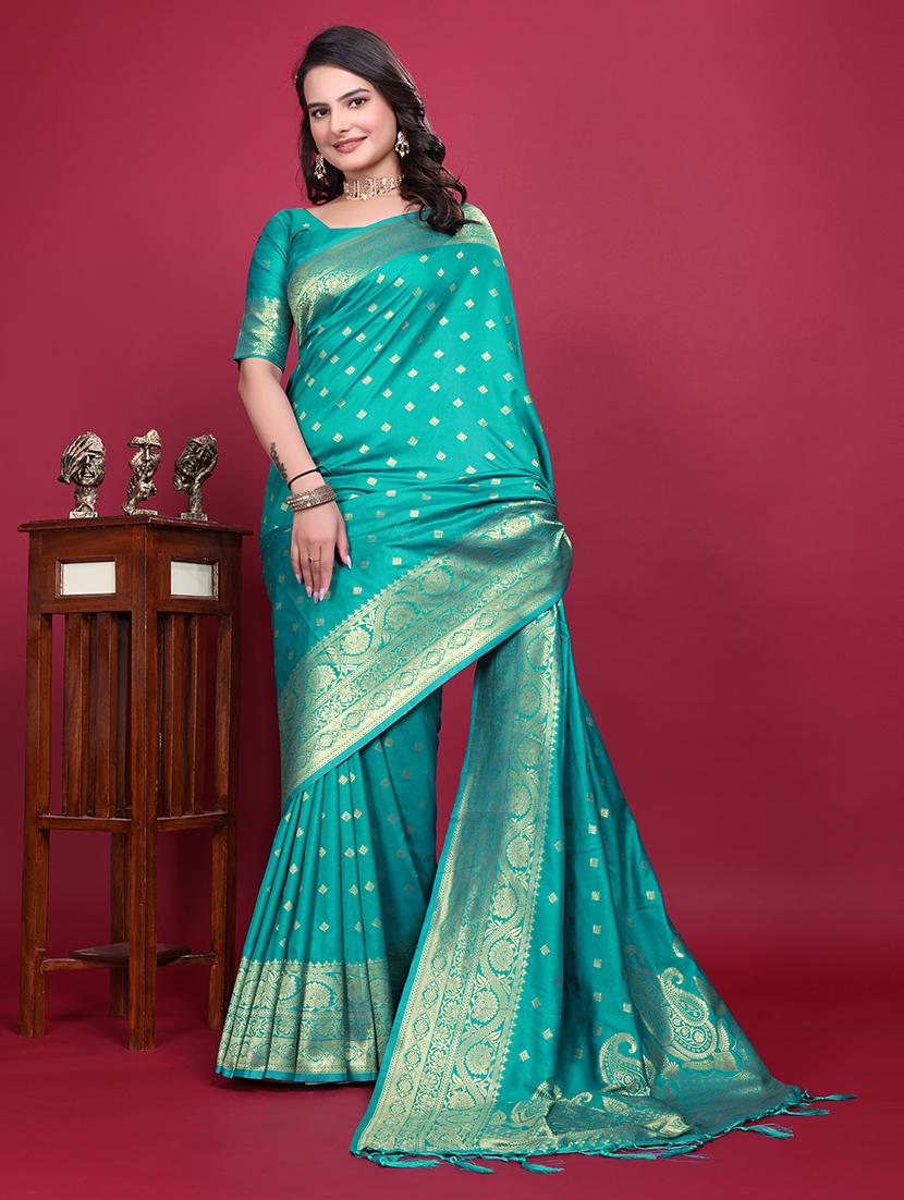 women self design banarasi saree with blouse - 21881500 - Standard Image - 2