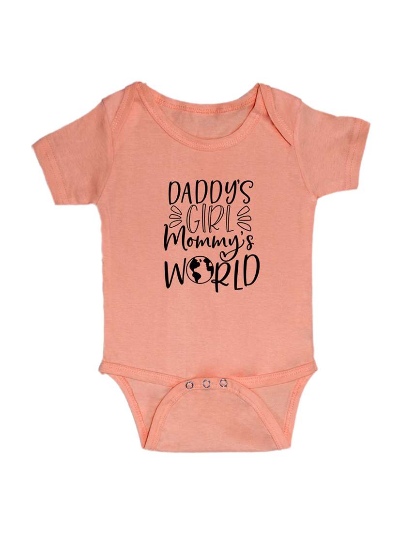 kids typographic short sleeve romper