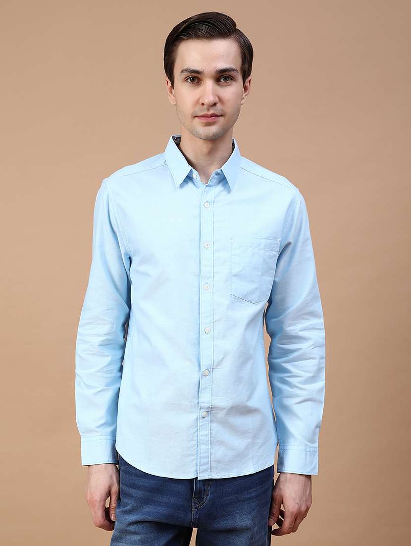 men solid long sleeve regular fit shirt - 21881787 -  Standard Image - 2