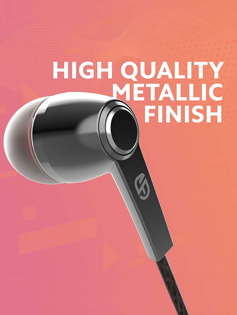 snapup pulse a200z wired earphone (metallic grey) - 21882732 -  Standard Image - 2