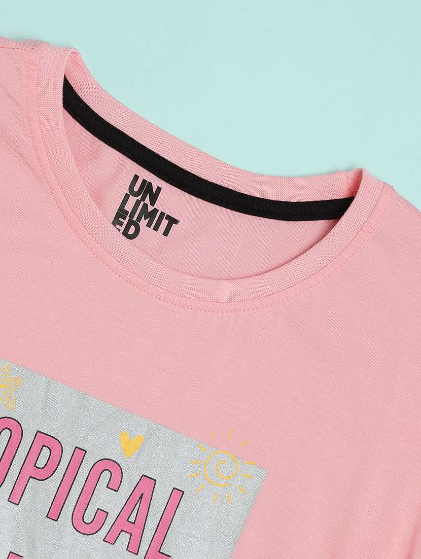 girls printed short sleeve tee - 21885342 -  Standard Image - 2