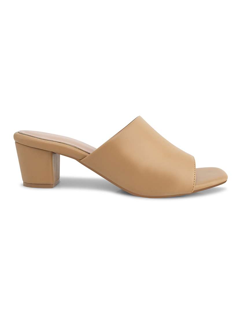 women beige slip on sandal - 21887842 -  Standard Image - 2