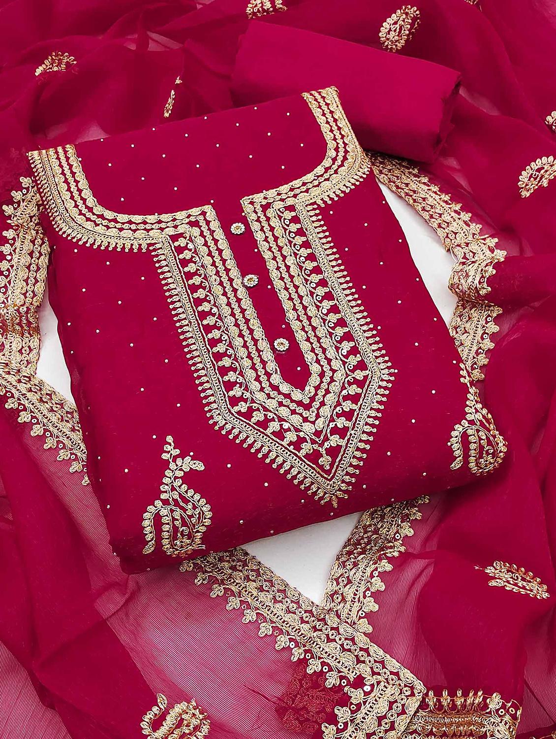 women embroidered unstitched suit set - 21887961 - Zoom Image - 0