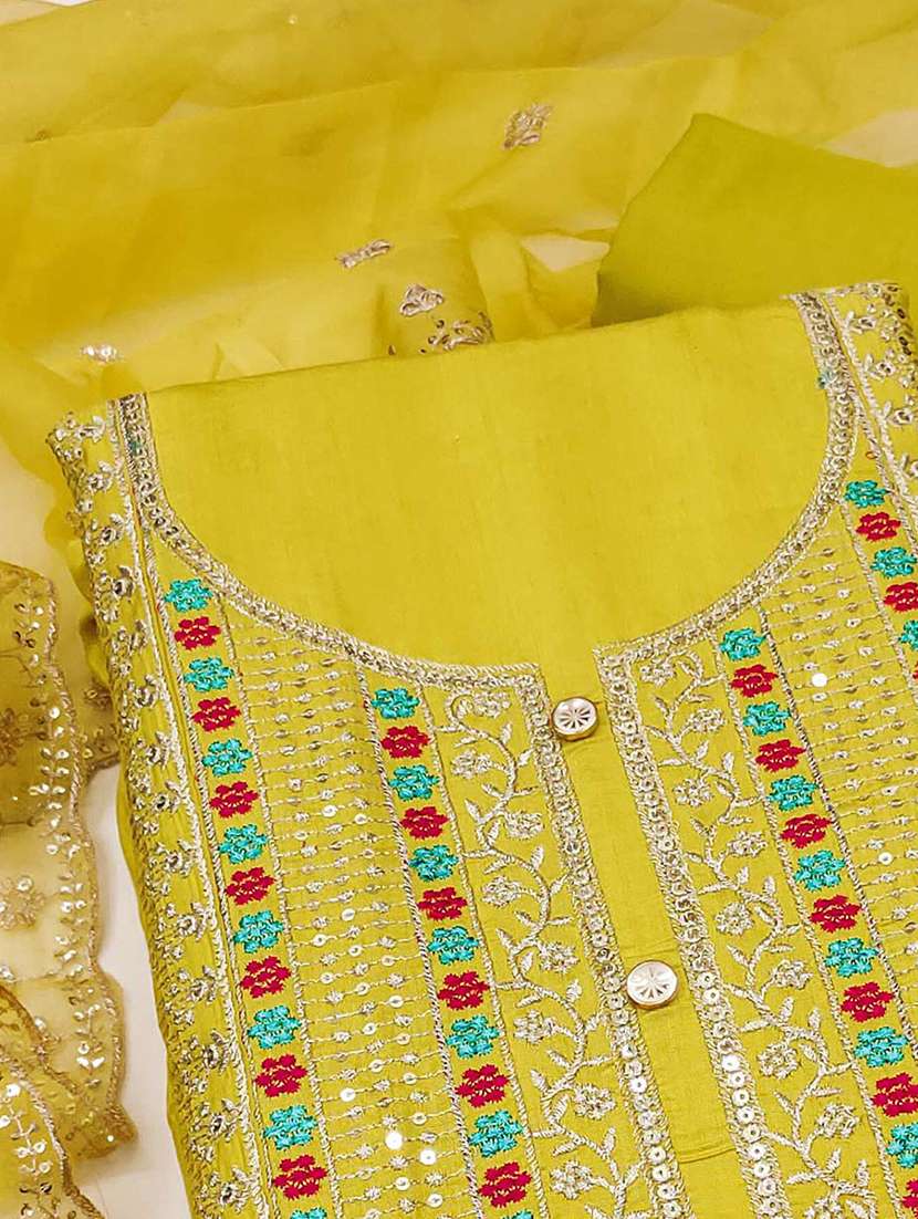 women embroidered unstitched suit set - 21887980 - Standard Image - 2