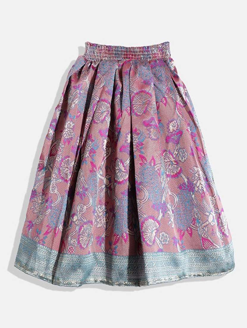 gilrs printed sleeveless lehenga choli set - 21901110 -  Standard Image - 2