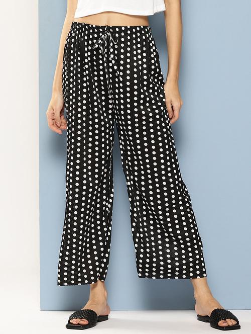 women printed mid rise ankle length straight palazzo - 21901184 -  Standard Image - 0