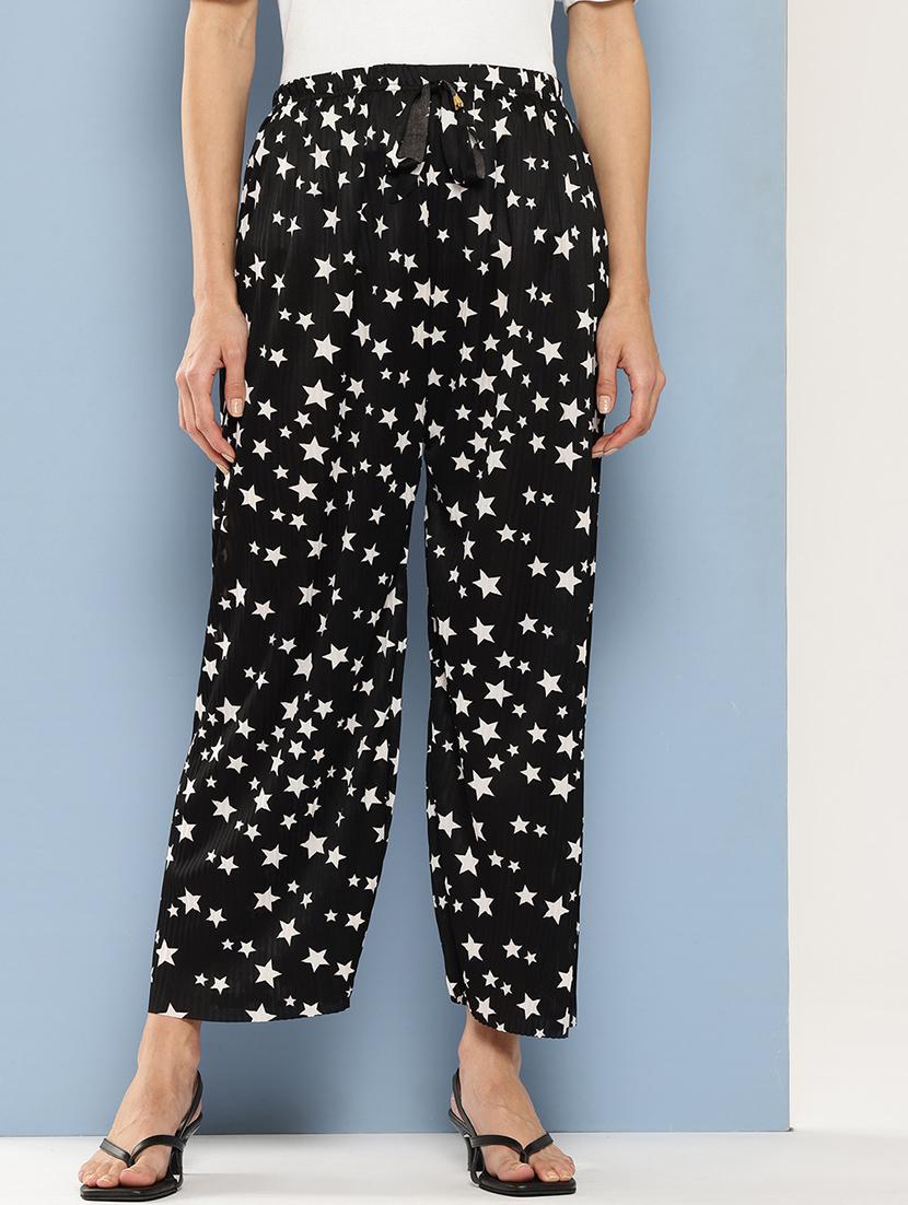 women printed mid rise ankle length straight palazzo - 21901197 - Zoom Image - 0
