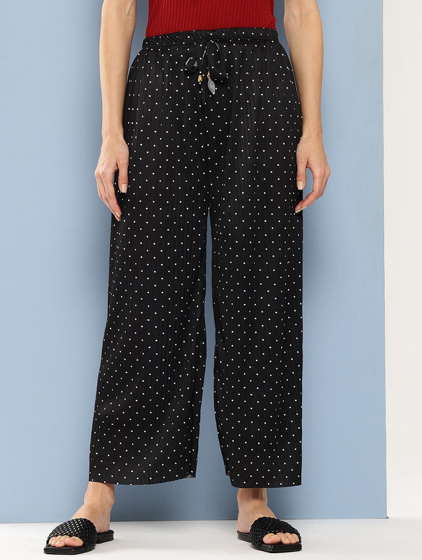 women printed mid rise ankle length straight palazzo - 21901221 - Zoom Image - 0