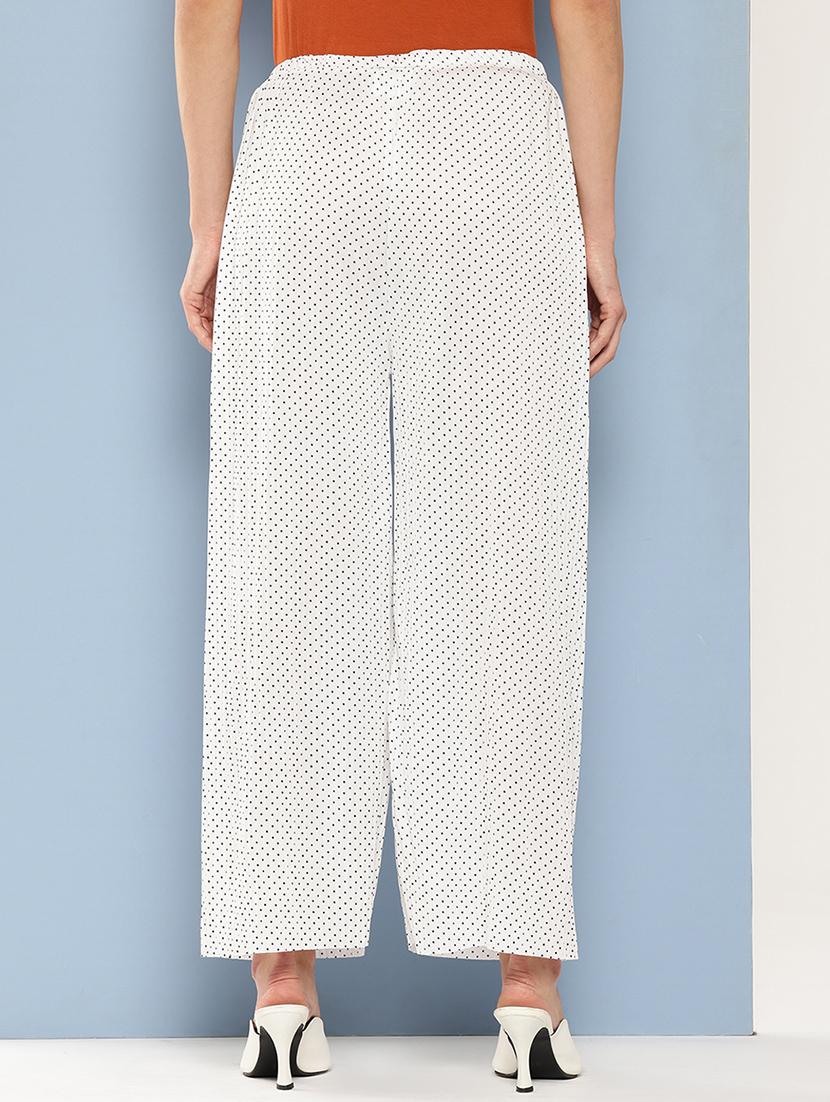women printed mid rise ankle length straight palazzo - 21901226 - Standard Image - 2