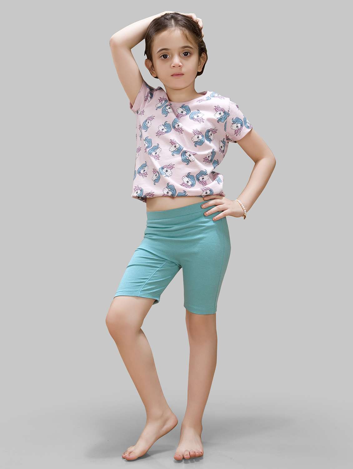 girls pack of 3 printed shorts - 21901324 -  Standard Image - 2