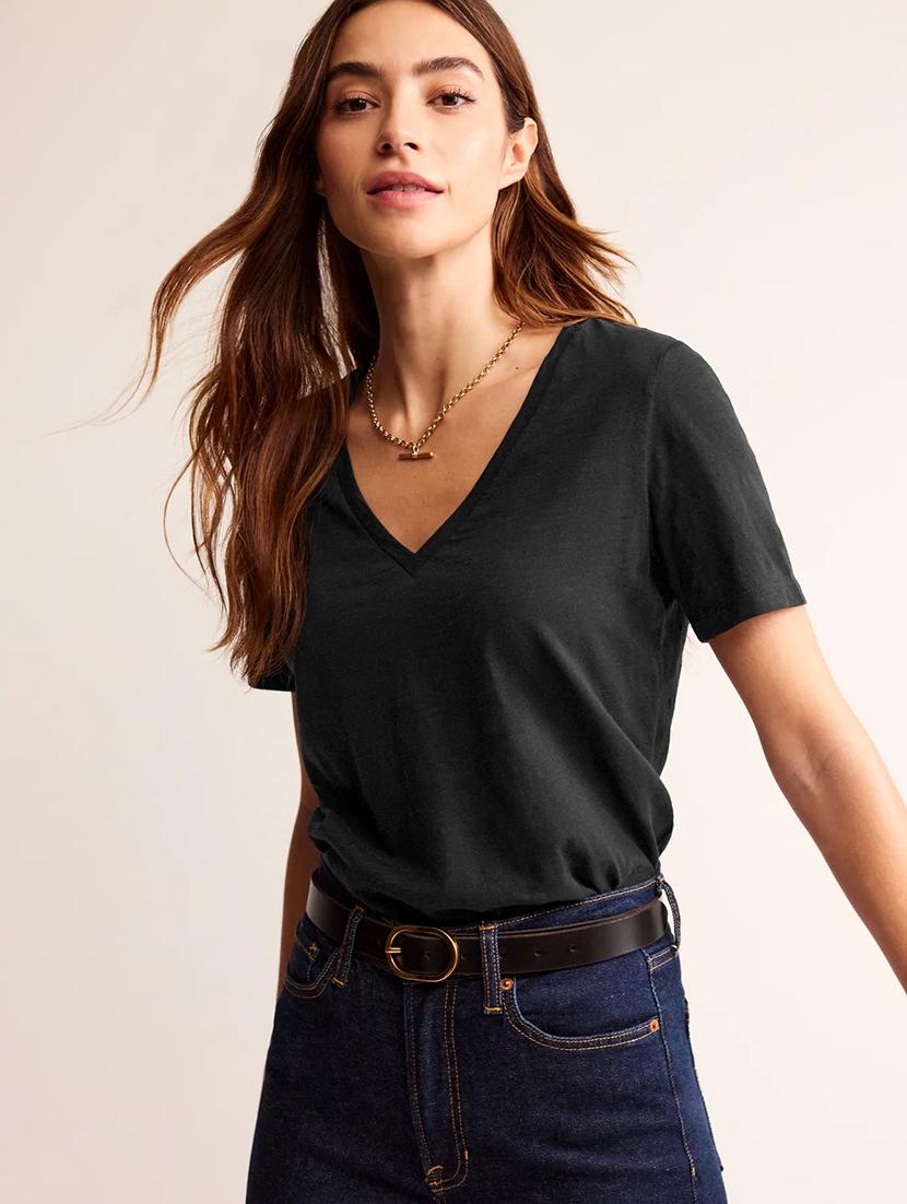 women solid short sleeve t-shirt - 21902928 -  Zoom Image - 0