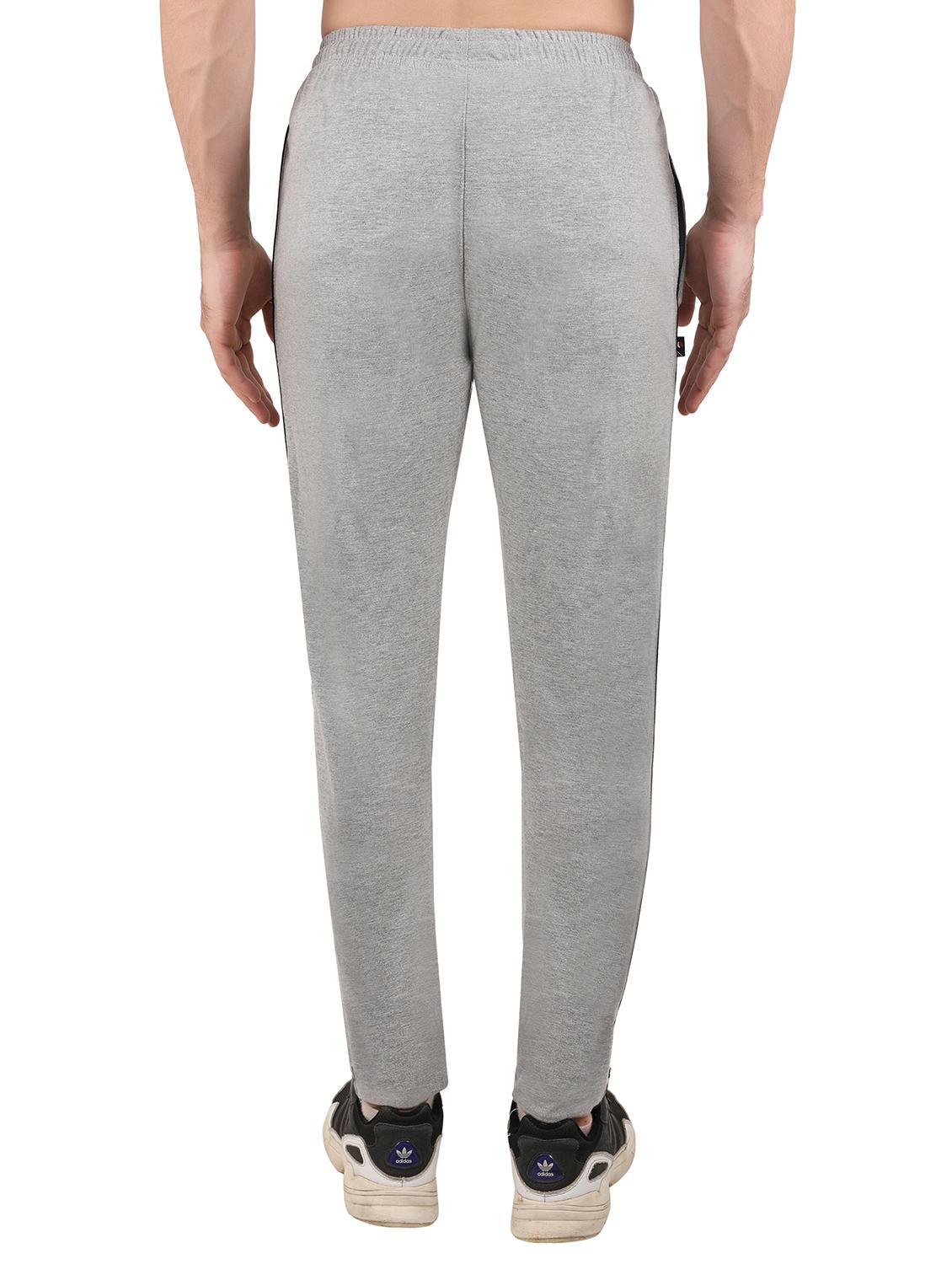 men solid mid rise full length track pant - 21903998 - Standard Image - 2