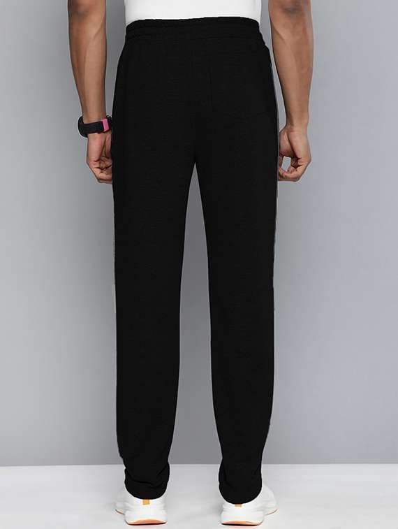 men solid mid rise full length track pant - 21904000 -  Standard Image - 2