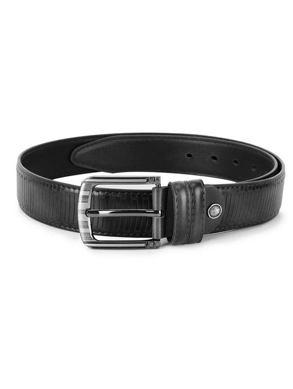men black buckle closure belt - 21904012 -  Standard Image - 2