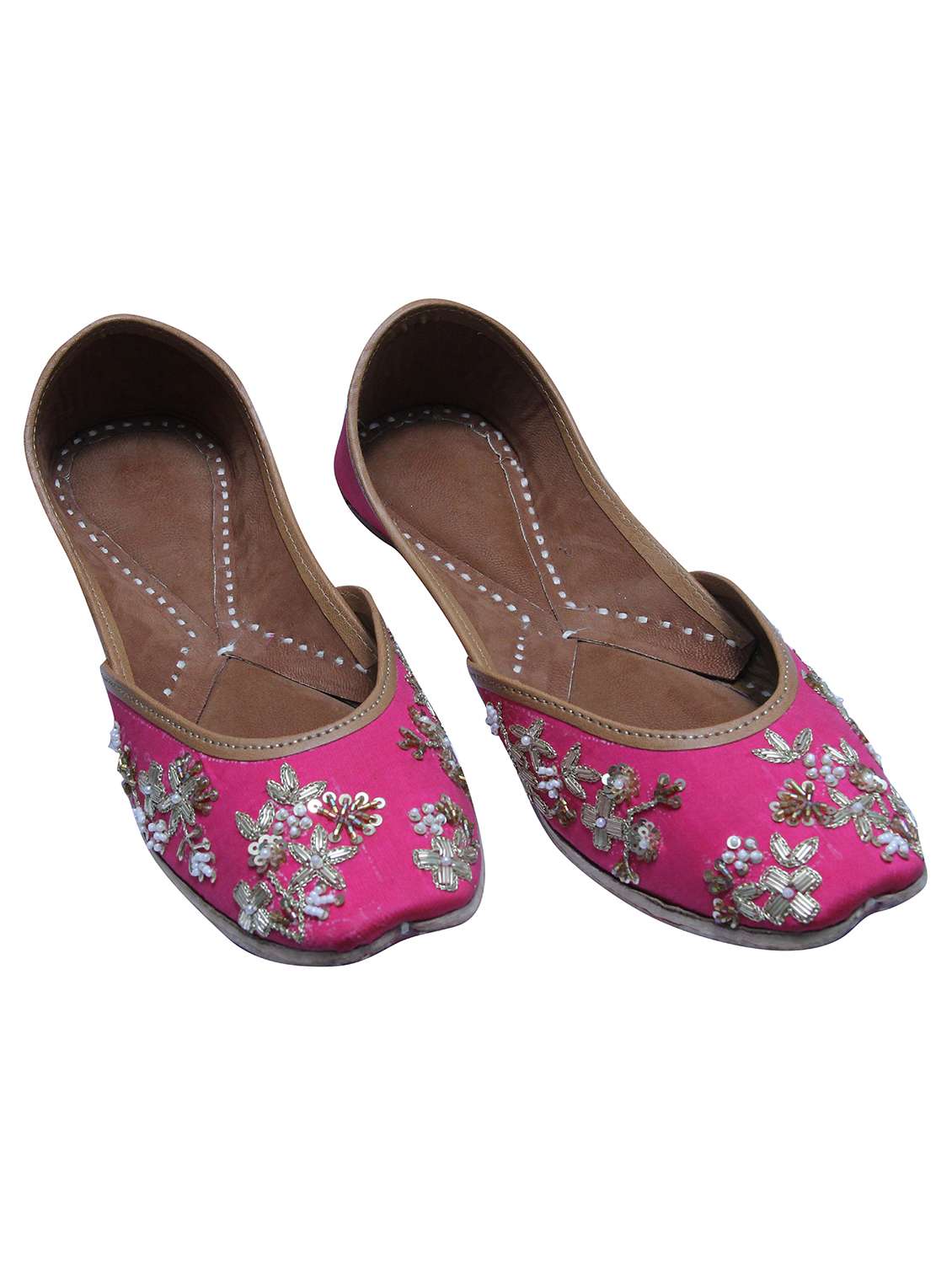 women handmade embroidered punjabi jutti - 21904328 -  Zoom Image - 0
