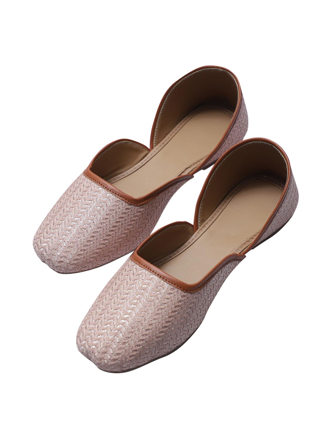 women handmade textured fabric jutti - 21904367 - Zoom Image - 0