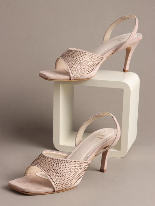 women beige back strap sandal - 21904432 -  Standard Image - 0
