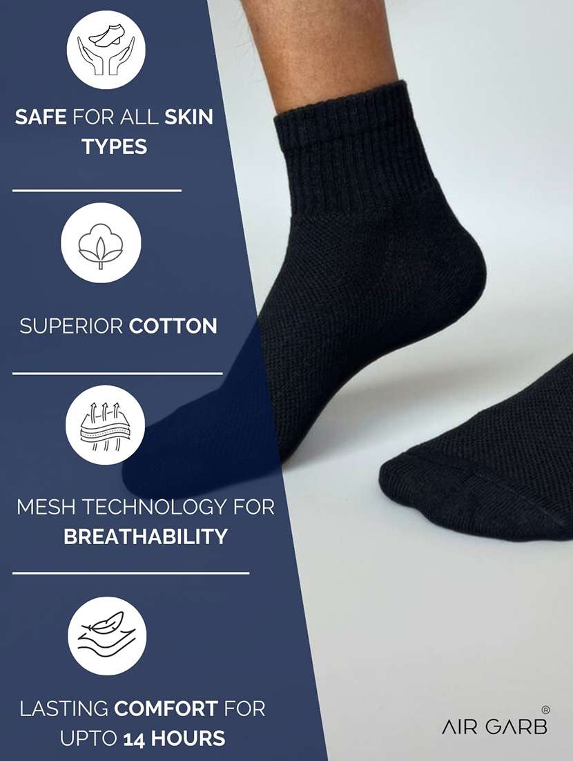 men pack of 2 ankle length sock - 21904467 -  Standard Image - 2