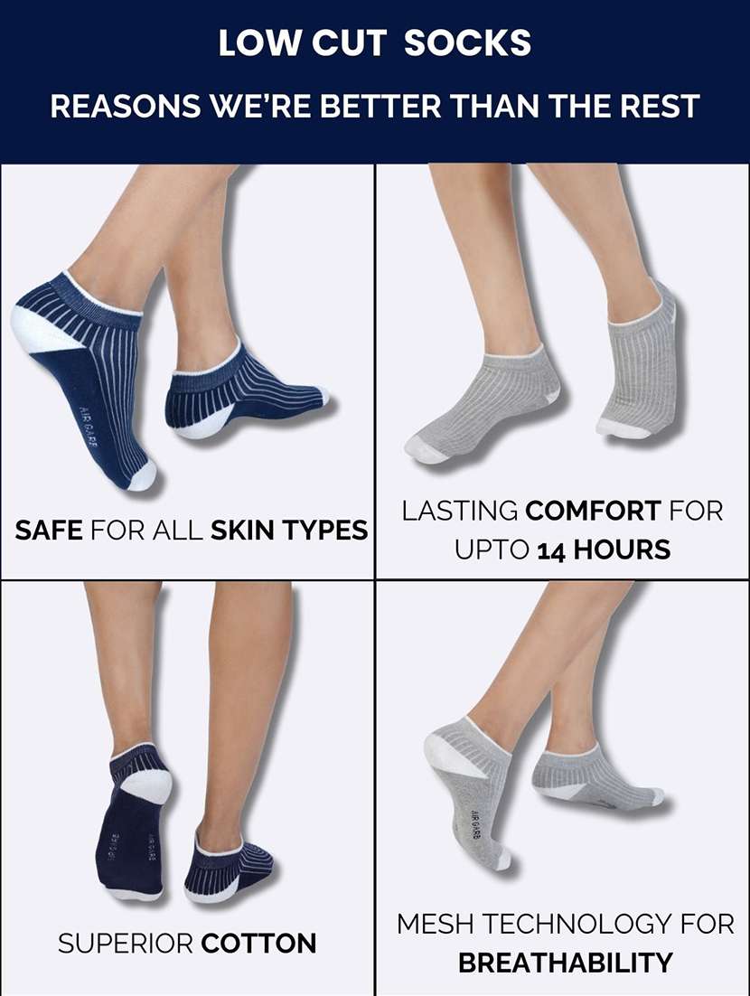 men pack of 2 ankle length sock - 21904499 -  Standard Image - 2