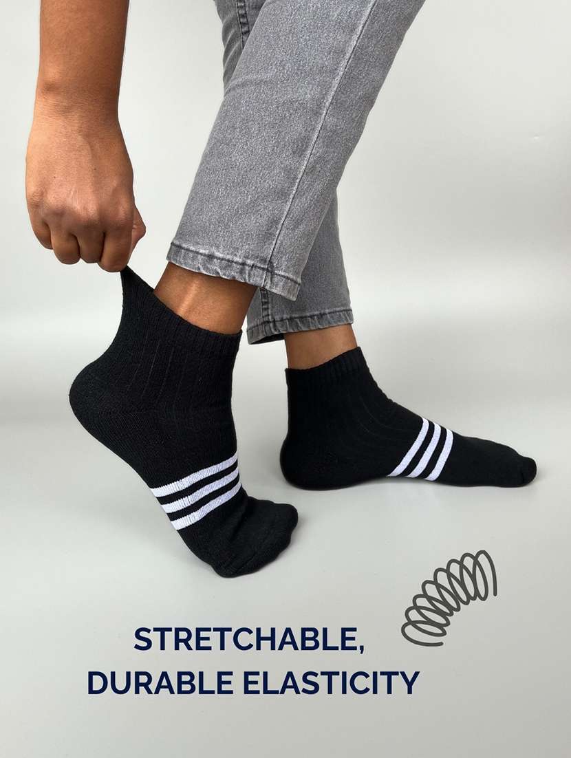 men pack of 5 ankle length sock - 21904523 -  Standard Image - 2