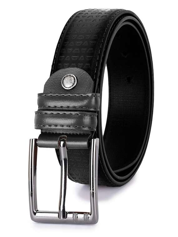 men black textured belt - 21904596 -  Standard Image - 2