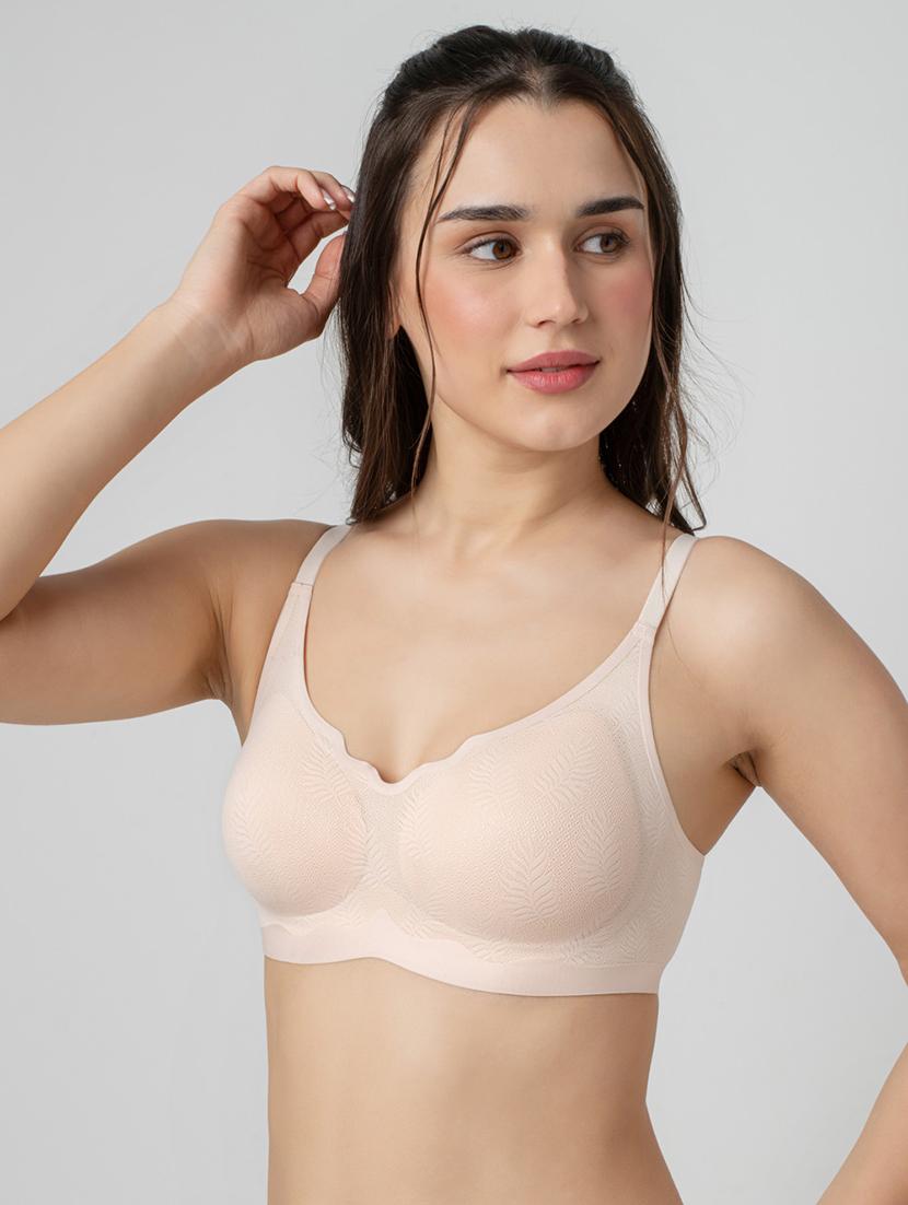 women solid lightly padded bra - 21904813 - Standard Image - 2