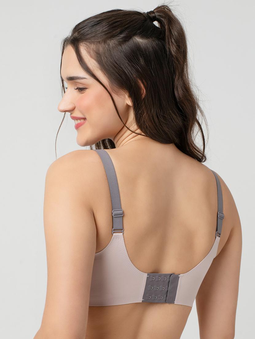 women solid lightly padded bra - 21904828 - Standard Image - 2