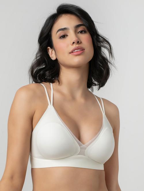 women solid lightly padded styled back bra - 21904834 - Standard Image - 0