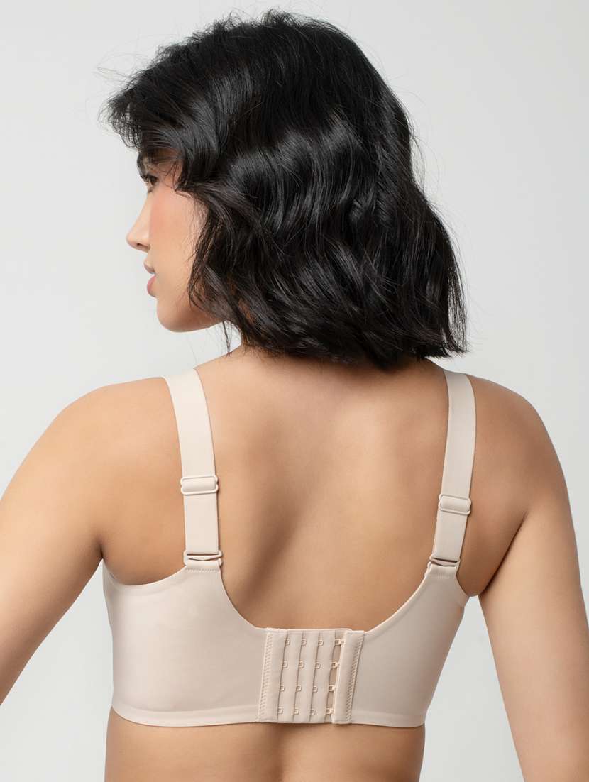 women solid lightly padded full coverage bra - 21904840 -  Standard Image - 2