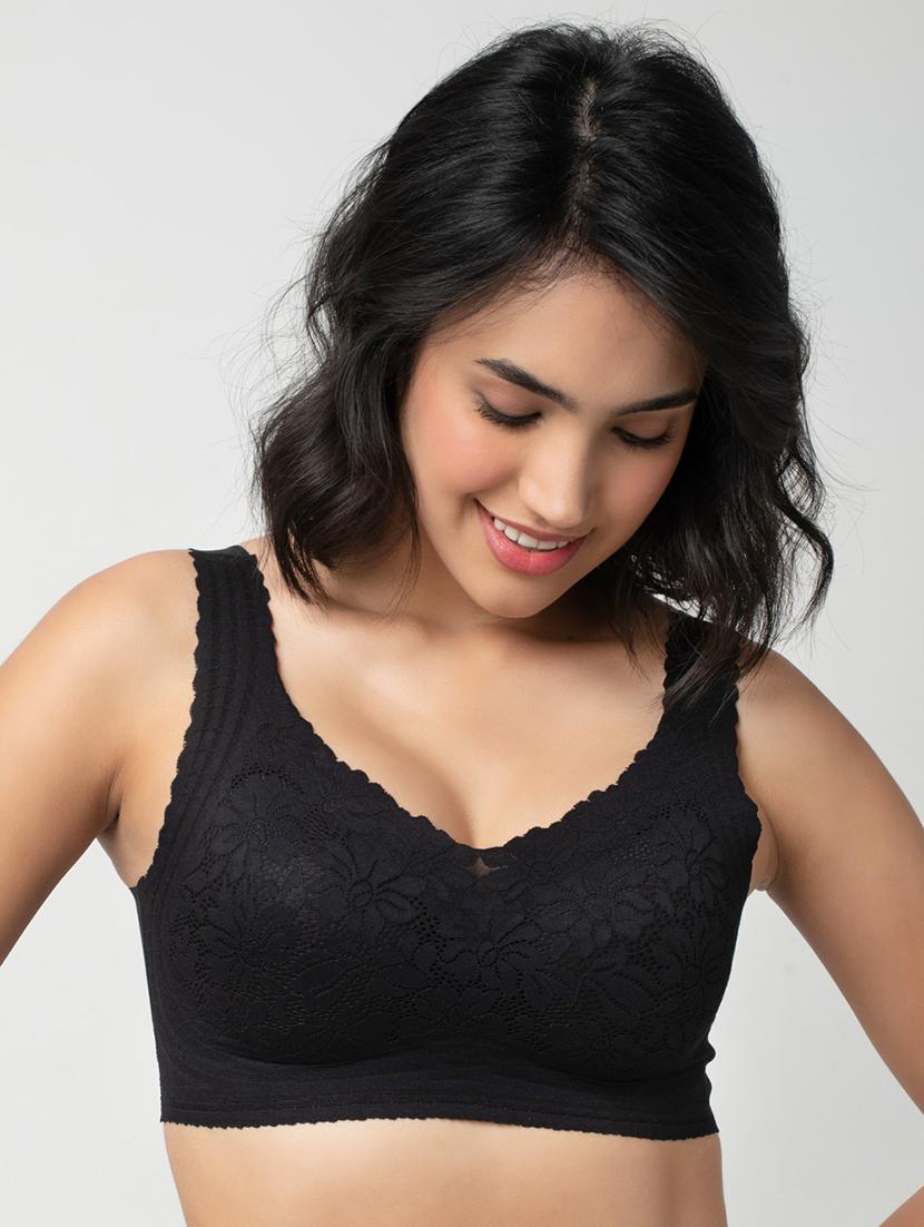 women solid lightly padded bralette  - 21904844 -  Zoom Image - 0