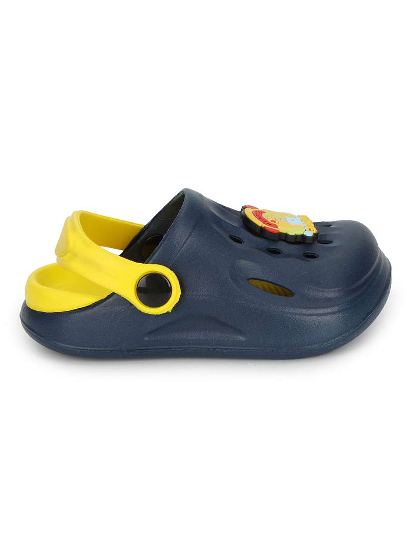 kids navy blue solid clog - 21904868 -  Standard Image - 2