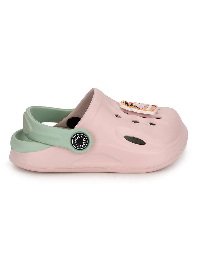 kids pink solid clog - 21904873 -  Standard Image - 2