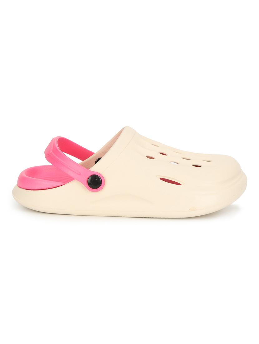 kids beige solid clog - 21904879 - Standard Image - 2