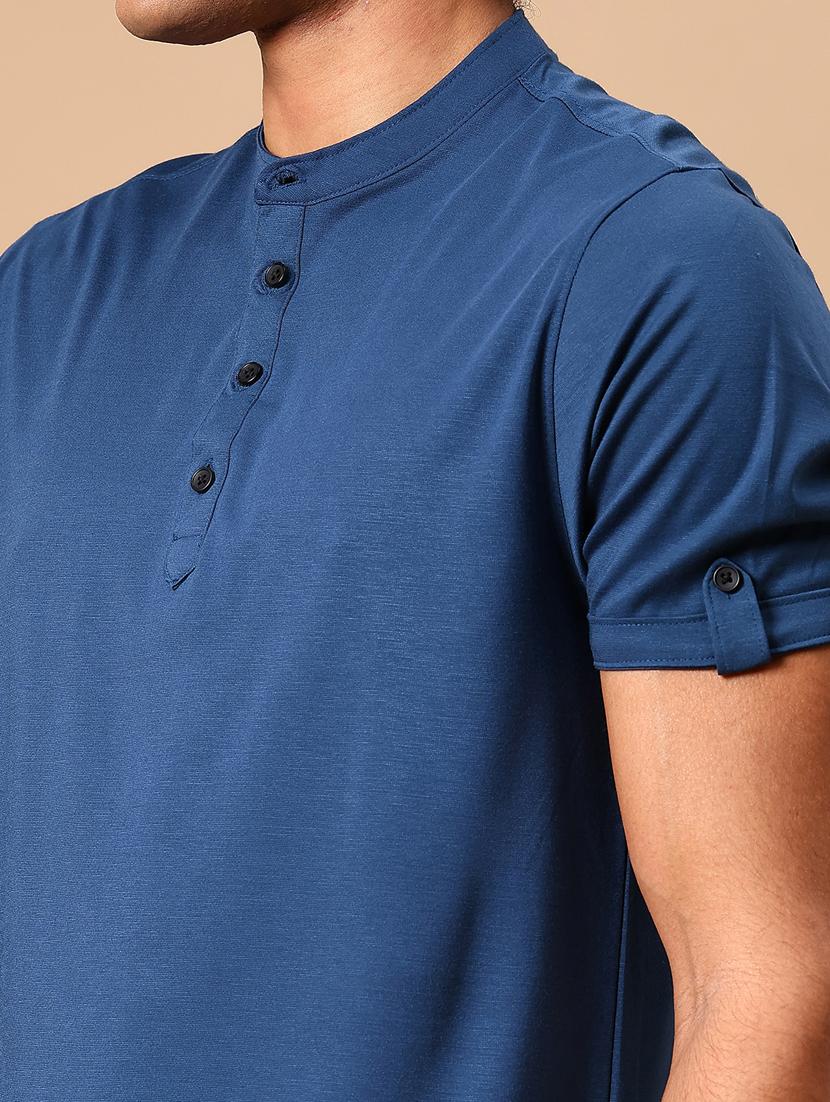 men solid short sleeve regular fit t-shirt - 21904935 - Standard Image - 2