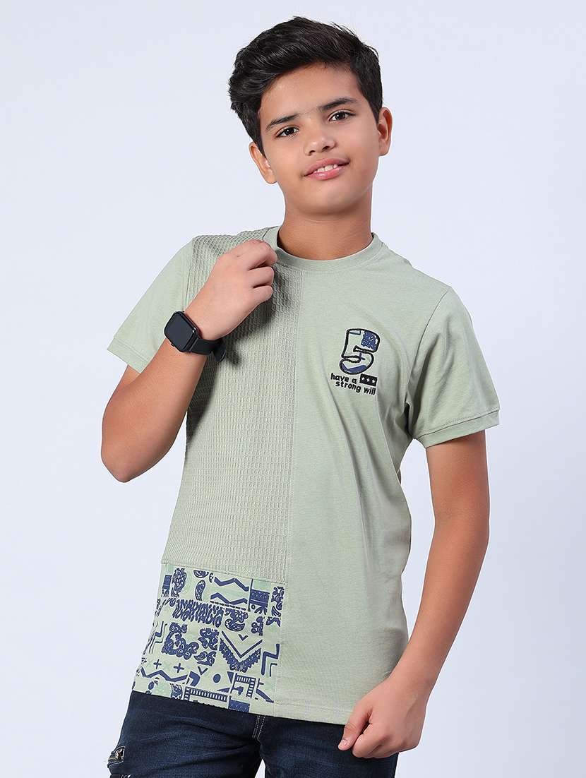 boys printed short sleeve t-shirt - 21905121 -  Standard Image - 2
