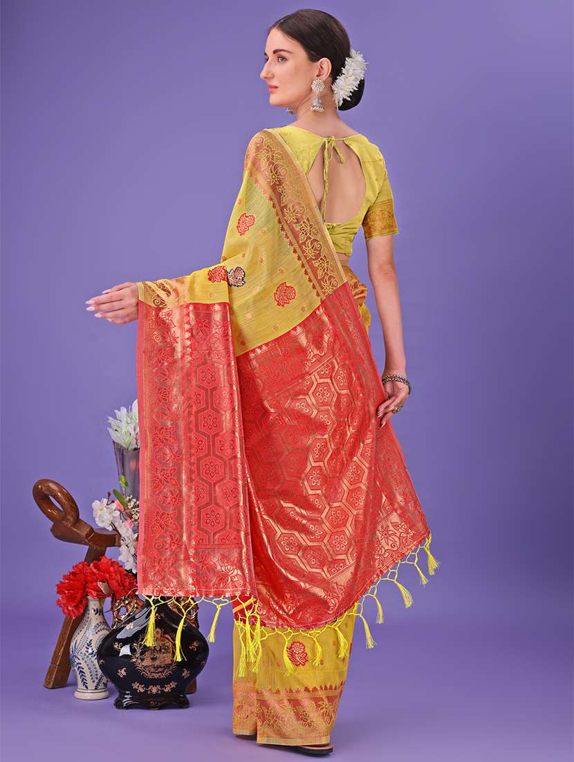 women self design banarasi saree with blouse - 21905253 -  Standard Image - 2