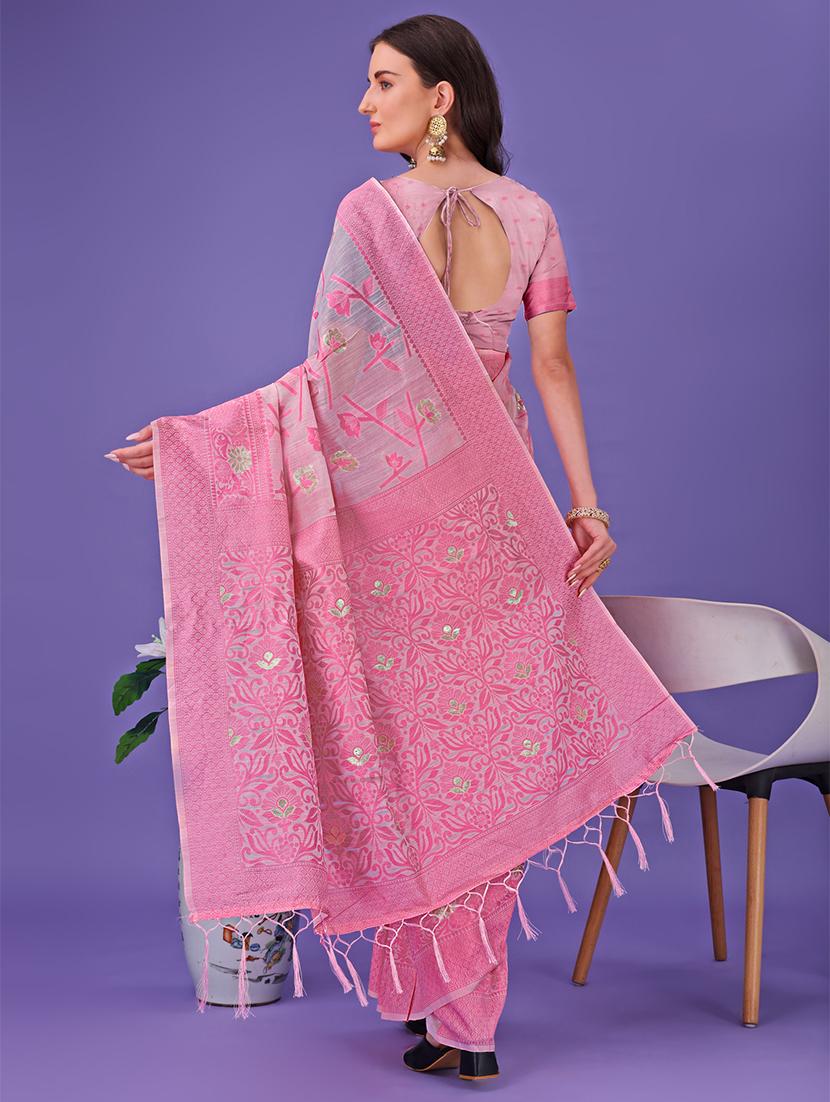 women self design banarasi saree with blouse - 21905265 - Standard Image - 2