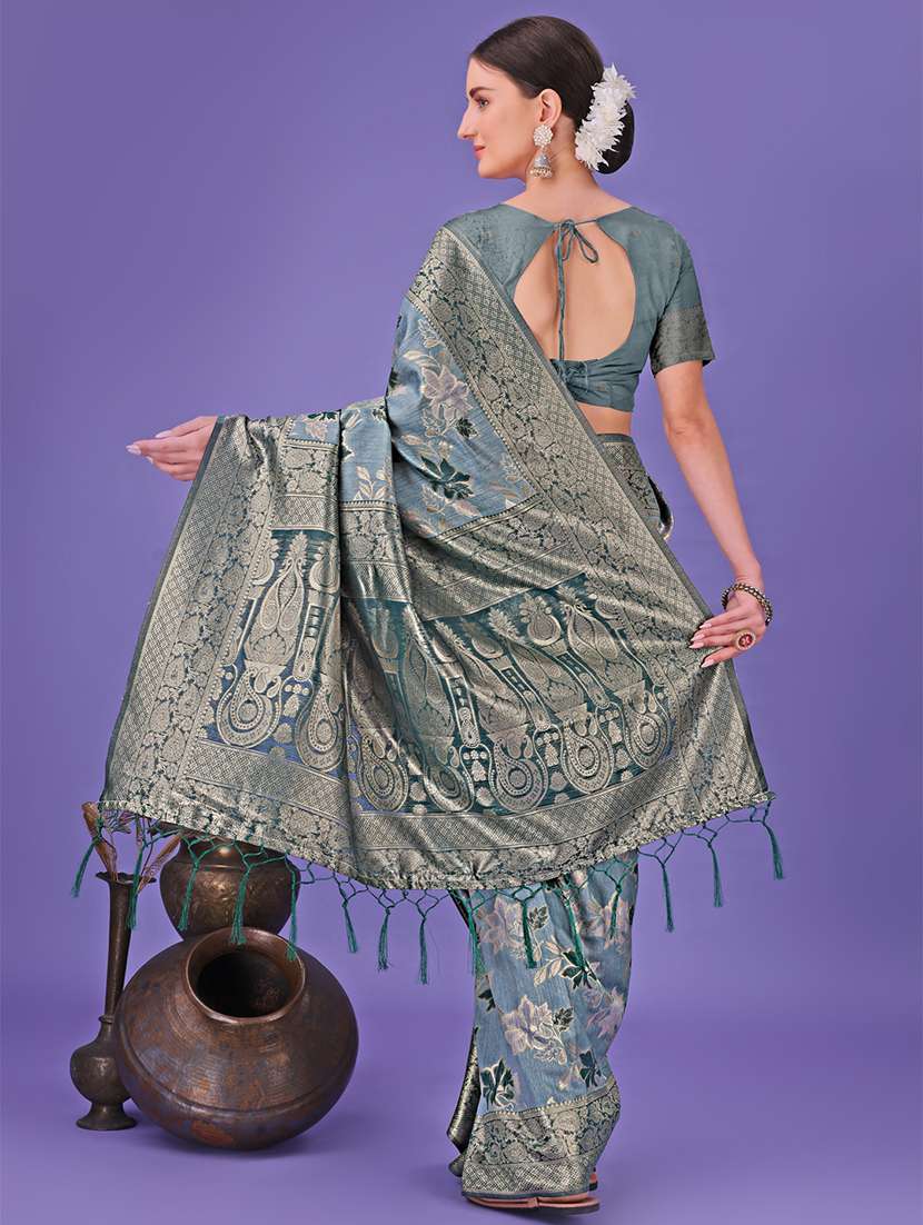 women self design banarasi saree with blouse - 21905271 -  Standard Image - 2