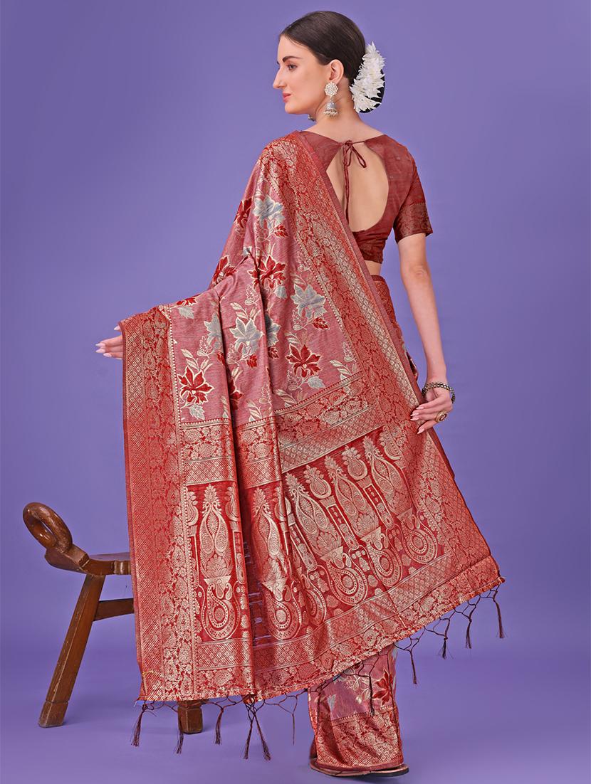 women self design banarasi saree with blouse - 21905272 - Standard Image - 2