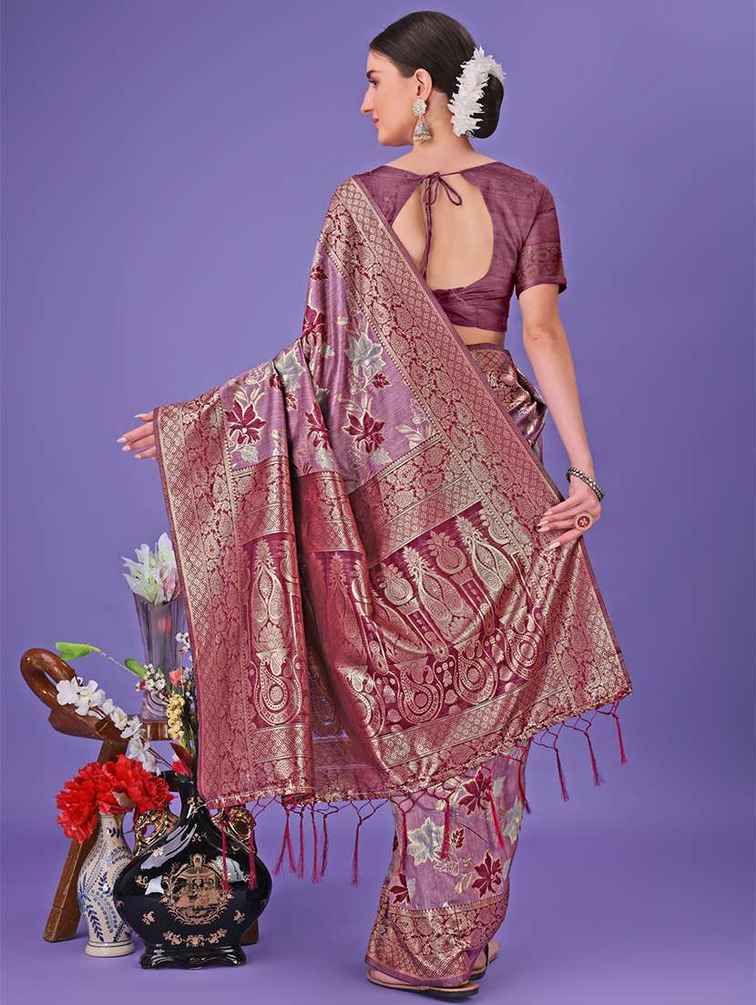 women self design banarasi saree with blouse - 21905274 -  Standard Image - 2