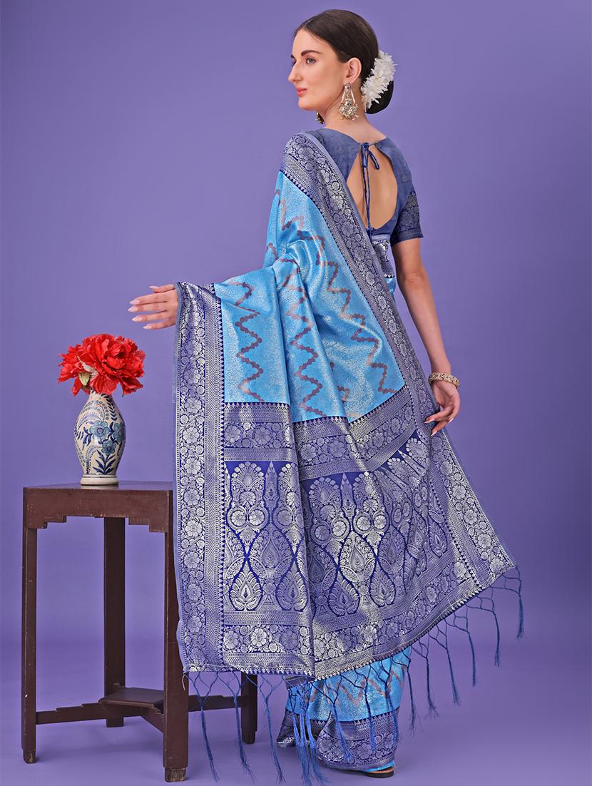 women self design banarasi saree with blouse - 21905287 - Standard Image - 2