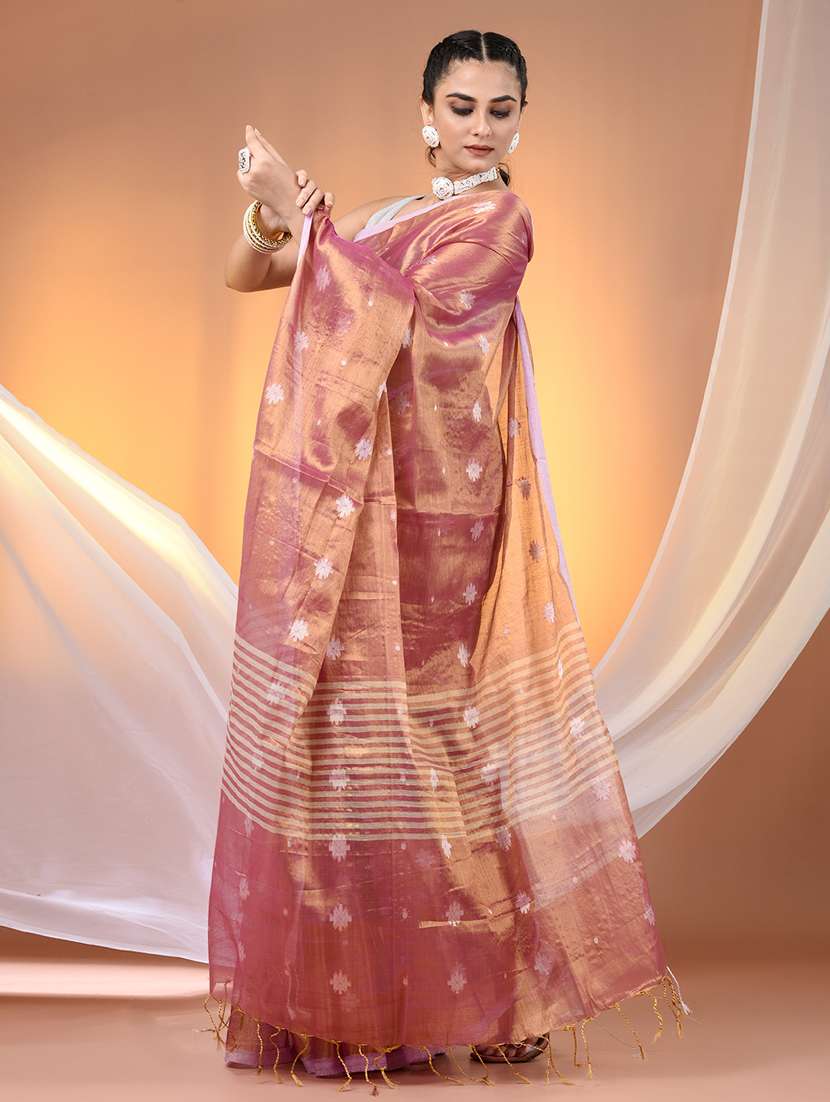 women self design handloom saree with blouse - 21905563 -  Standard Image - 2