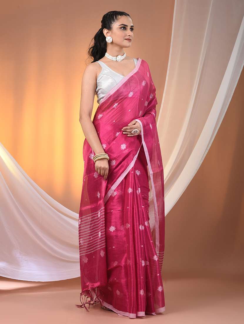 women self design handloom saree with blouse - 21905568 -  Standard Image - 2