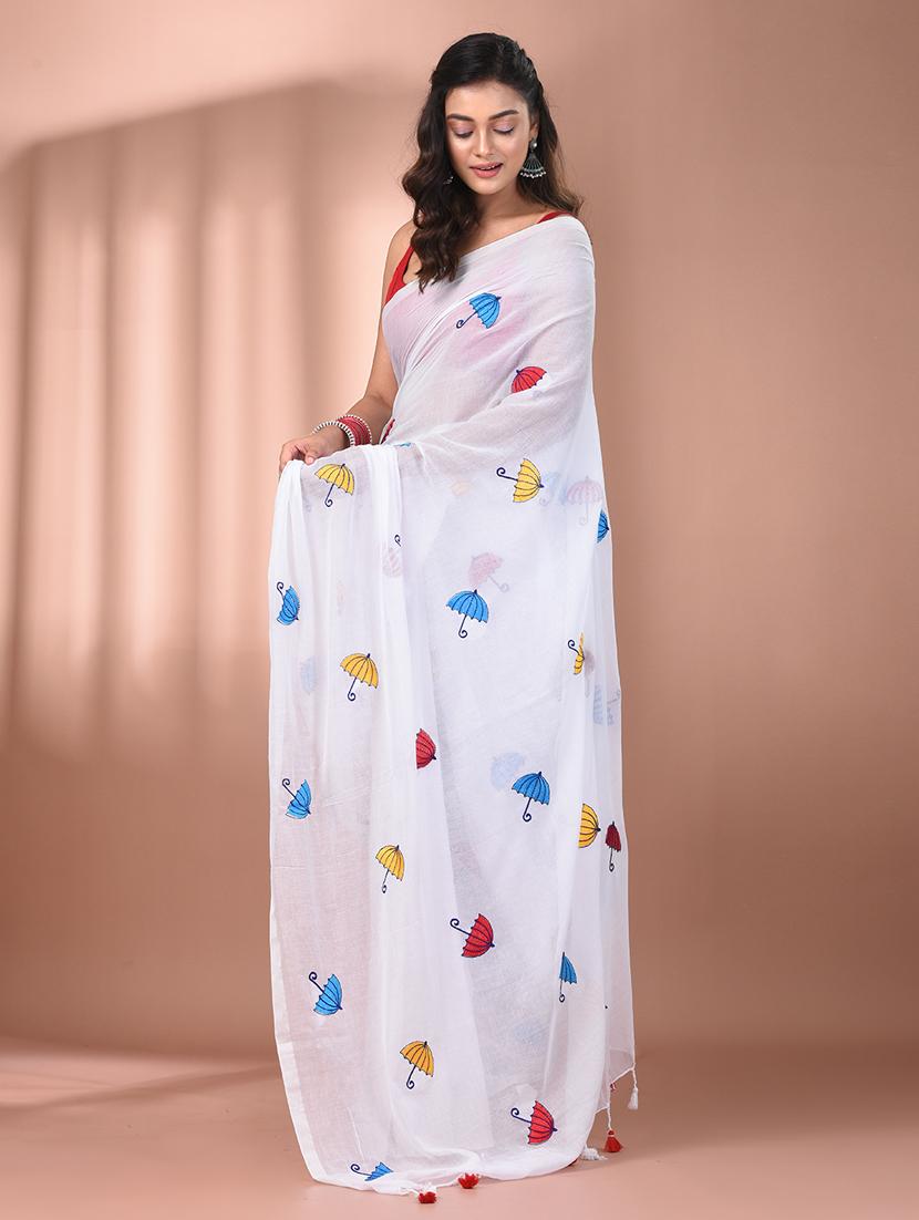 women white handloom saree - 21905591 - Standard Image - 2